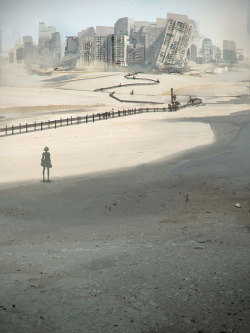 binary-scroll:NieR:Automata - Environment Concept Art