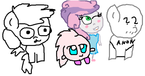 dollyflash:  OMY FLUFFIN GOD!I LOVE YOU GUYS EVERY SINGLE OF YOU! AND I DREW few of you..sorry that only half of you…why I didnt drawed you? reasons: u dont have a ask blog only reblog stuff,your hard to draw,I forgot,I suck drawing humans,ANWAY CANT