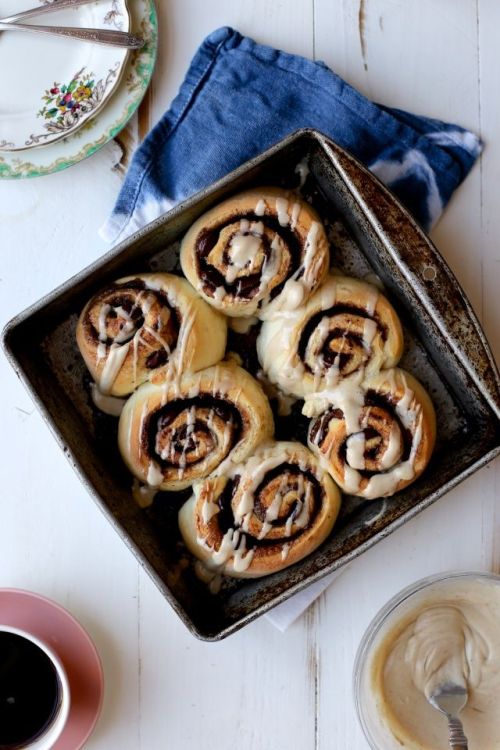 simply-divine-creation:Quick and Dirty Chocolate Espresso Cinnamon Rolls » Joy The Baker