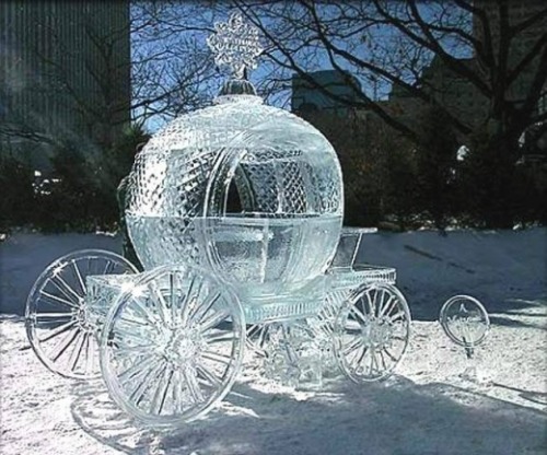 sixpenceee:Pretty amazing ice sculptures