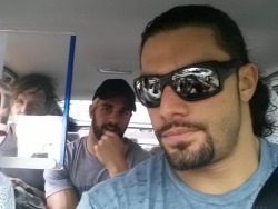 lilasskickersmom:  From Roman’s twitter. The boys on the way to the gym.