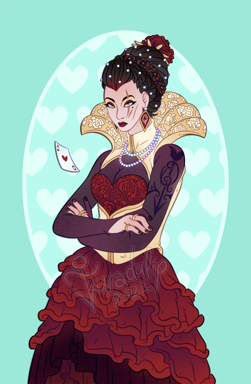 The Queen of HeartsI got the chance to do my own spin on a preddy Queen of Hearts! I’m happy I