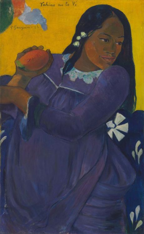 Paul Gauguin - Woman with Mango, 1892 