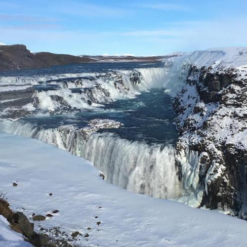 First post on reddit! This is Gullfoss, Iceland - March 2017 [OC][3024 x 3024] ✈