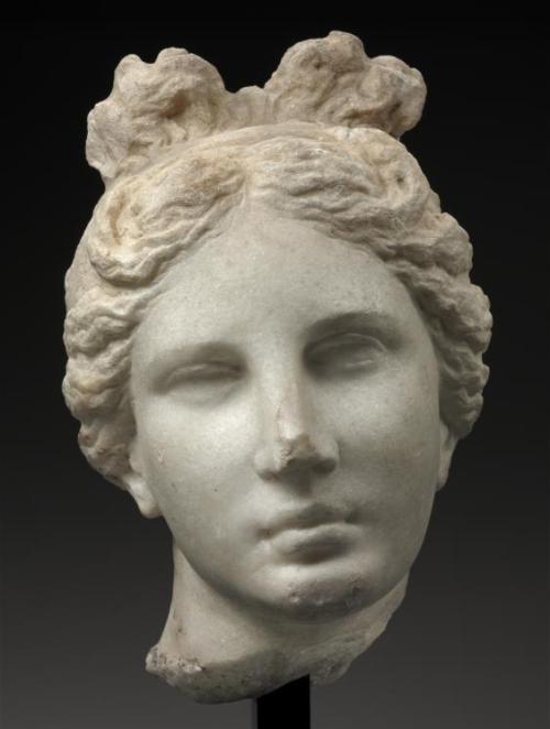 centuriespast: Head of Aphrodite, “Bartlett Head” Greek artist (Athens) Marble, from Par