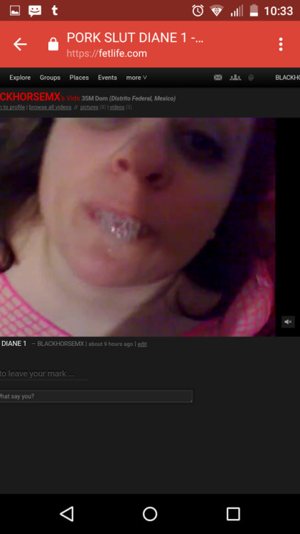 dianethefatslut:A VIDEO FROM THIS EXPOSED PORK