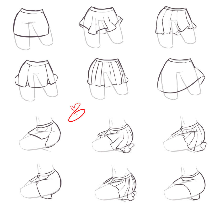 francis-bonerfoy:  artist-refs: How I do - Skirts by *rika-dono 