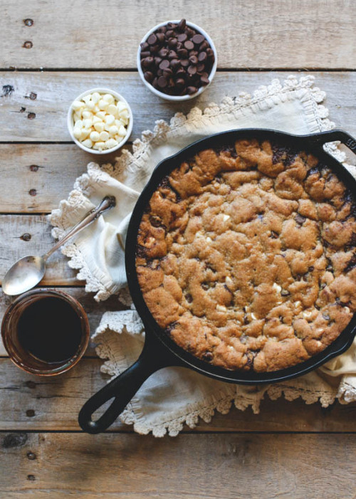 confectionerybliss:Hot Fudge Brown Butter Skillet Cookie | Butterlust