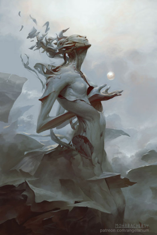 creaturesfromdreams:Angelarium by Peter Mohrbacher