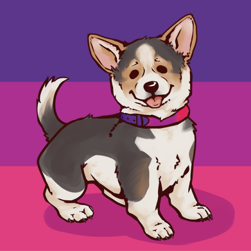 plumpdog:Pride Puppies!!! art instagram ➡ @ breadpaw