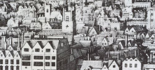 sp-arqtec: Long View of London from Bankside, a panorama of London by Wenceslaus Hollar, 1647