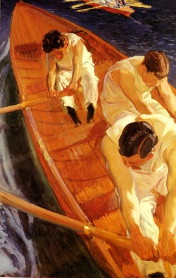 Joaquin Sorolla - En La Yola   (1910)