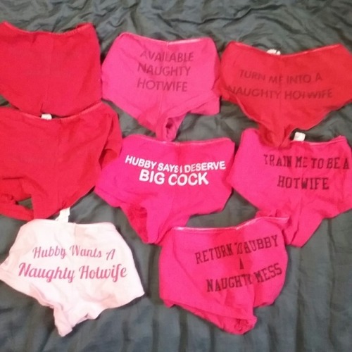 The hotwife panties Hunny bought. They&rsquo;re all true too ;)