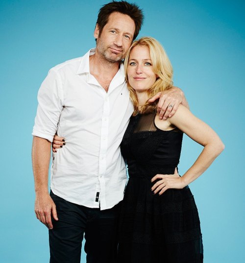 akiplo:  David Duchovny and Gillian Anderson before The X-Files revival. 