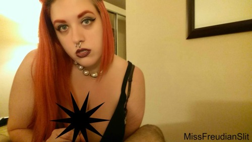missfreudianslit:  Come play, you little cuckold slut!