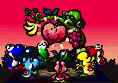 n64thstreet:  Super Happy Tree from Yoshi’s Story, by Nintendo.