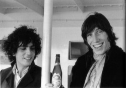 flower1967:  Roger Waters And Syd Barrett On A Ferry To Copenhagen