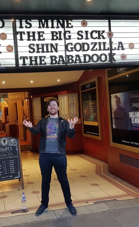 It’s me at the Cameo Cinema in Edinburgh for Shin Godzilla!