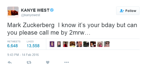 yattaze:  kingjaffejoffer:  I’m dying laughing at Kanye on Twitter begging Mark