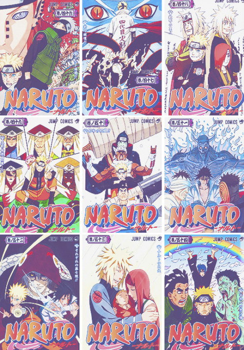 misakachan:  Naruto Manga Covers