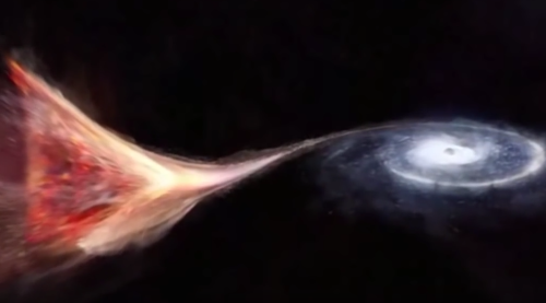 sixpenceee:  Hypothetical Example of how a Black Hole Would Destroy EarthPictures obtained from this video.Follow me on FaceBook.