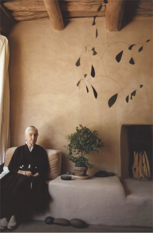 scandinaviancollectors:  GEORGIA O’KEEFFE, Photographed at her Ghost Ranch home in Abiquiu, New Mexi