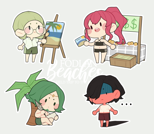 some chibis i made for the acceptance mails of @fodlanbeacheszine!we’re doing ko-fi coms for agood c