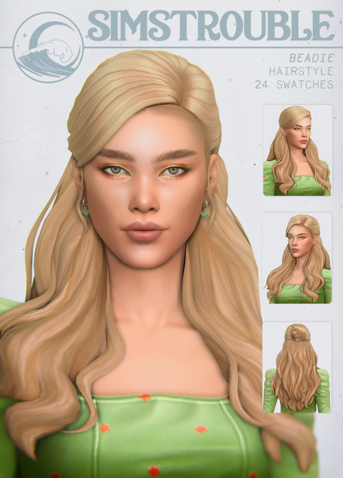 simstrouble:BEADIE by simstrouble For your preppy sims, enjoy~Base Game Compatible24 SwatchesAll LOD