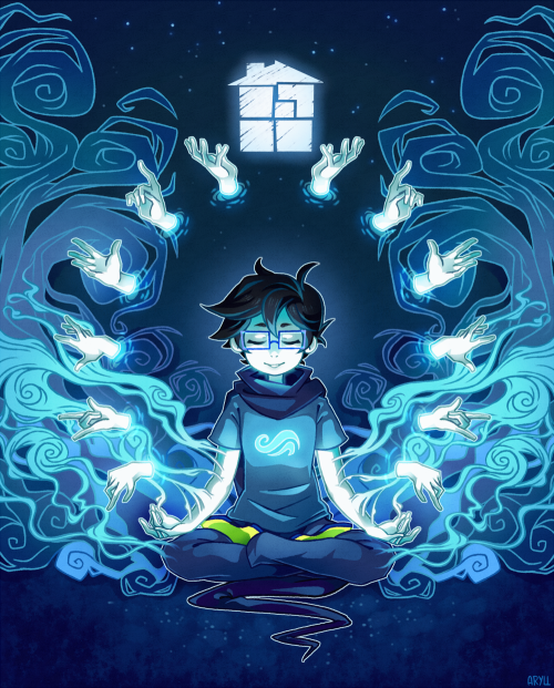 aryll:    was feeling the uncontrollable urge to draw my son and I… I got really carried away 