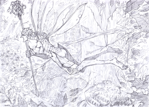 ravndraws: Bog King