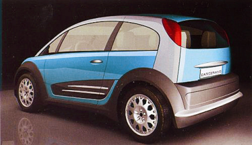 Carcerano Koi Concept, 2003. A design study for a compact premium hatchback whose design could be ad