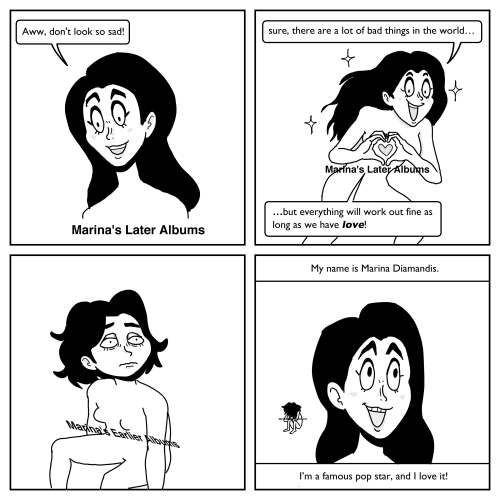 beanytuesday:A comic about Marina And The Diamonds