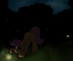 dashaloo:  Summer to do list: Play in the fields when the fireflies are out  =3