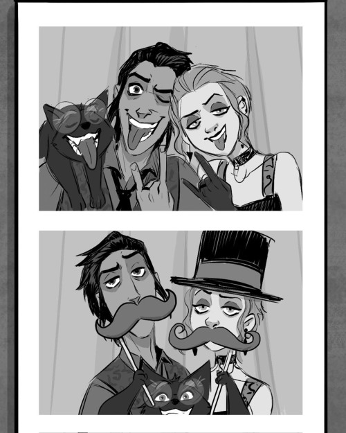 Zoe, Douxie &amp; Archie at Jlaire wedding! Lookin fancay and then some photobooth shenanigans! 