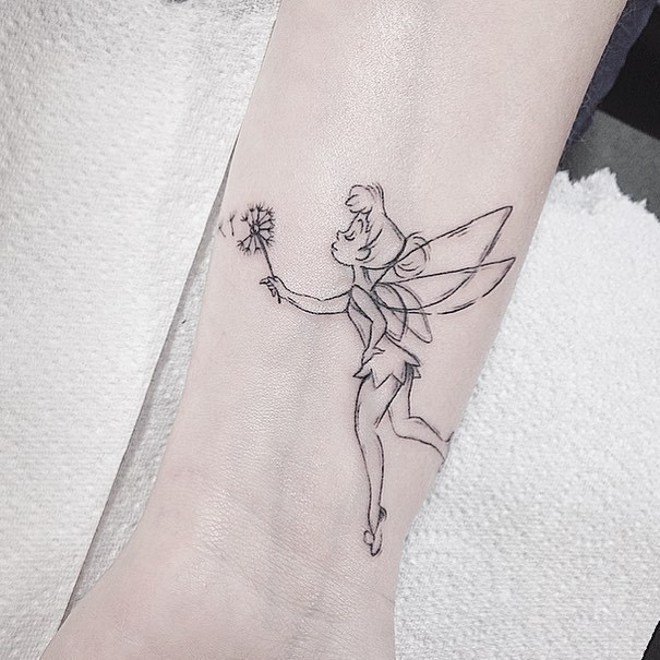 This Tinkerbell tattoo is just beautiful! Lydia is... - INKPEDIA