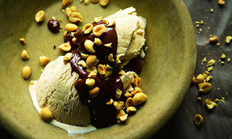 How beautiful is this photo of Yotam Ottolenghi&rsquo;s recipe for halva ice-cream?bit.ly