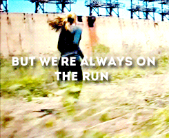 lovelytheo-blog:  Always on the runAlways on the runThings could be so easyBut we’re