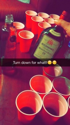 Beer pong with ciroc and buchana’s