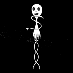 illustratedaliens:  •BONUS• Here is a looping animated gif of The Ghost of the Ballet Dancer. Keep an eye out for the full Planet Ten animation coming soon and catch up with the rest of the Planet animations from the Illustrated Aliens here. 