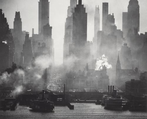 42nd Street as viewed from Weehawken, Andreas Feininger, 1942