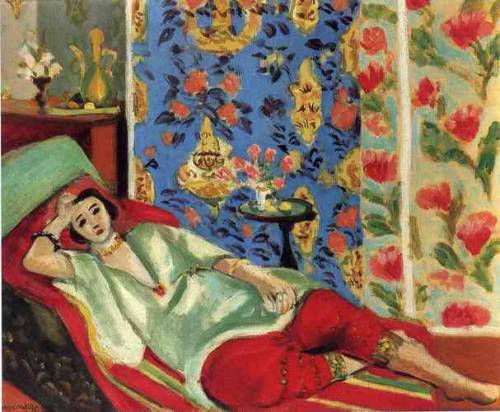 Odalisque in red trousers, 1921, Henri Matisse