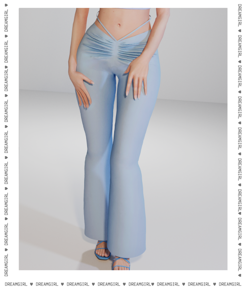 ♡ butterfly strap tank ・ scrunchy pants ♡new mesh by dreamgirltop - 10 swatchesbottom - 10 swatchesc