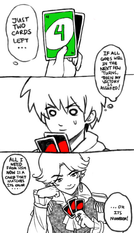 dot-emcee: Uno game intensifies [part 1 of ???] [comic 1]  [comic 2] part: 1