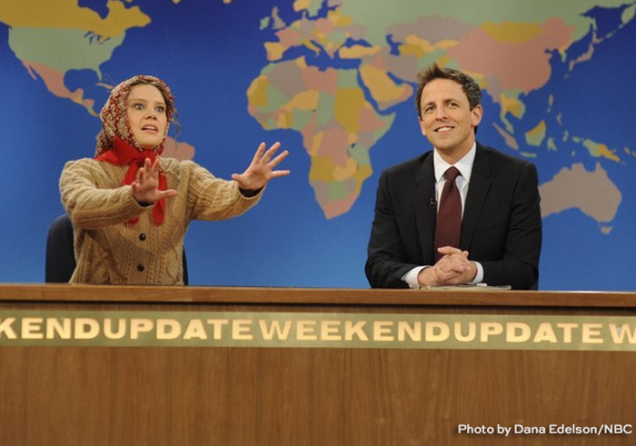 Why yes, the *Emmy-nominated* Kate McKinnon IS on Late Night with Seth Meyers tonight, and we couldn’t be more excited!