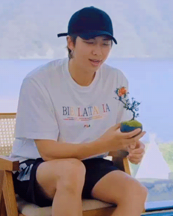 Namjoon With His Beautiful Plum Bonsai (In The SOOP BTS Ver. EP.7)