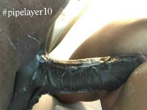 pipelayer10: My fav #hotwife #joyofbbc creaming on my cock