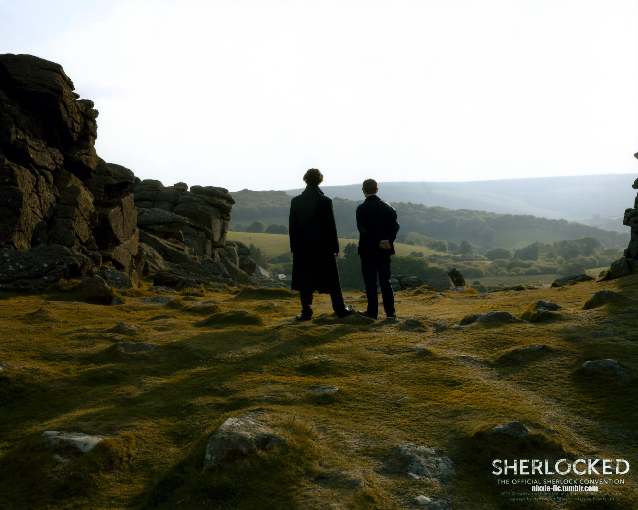 nixxie-fic:  BBC Sherlock - Production Stills - Sherlock &amp; John On Dartmoor