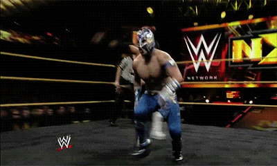 fiendishdesign:   Welp, looks like I gotta go download NXT now.   This guys was so fun to watch! Loved hid finisher! Can’t wait for Kalisto to move up!