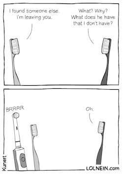 margaretems:  lolneincom:  Toothbrush Tragedy