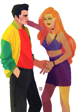 danseure:  90′s robin x starfire 